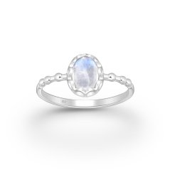 Stříbrný prsten Mystic – Rainbow Moonstone