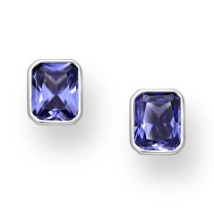 Strieborné náušnice Iris