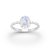 Strieborný prsteň Mystic – Rainbow Moonstone