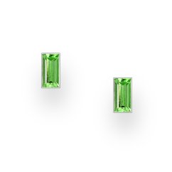 Strieborné náušnice Crystal PERIDOT Strieborné náušnice Crystal PERIDOT